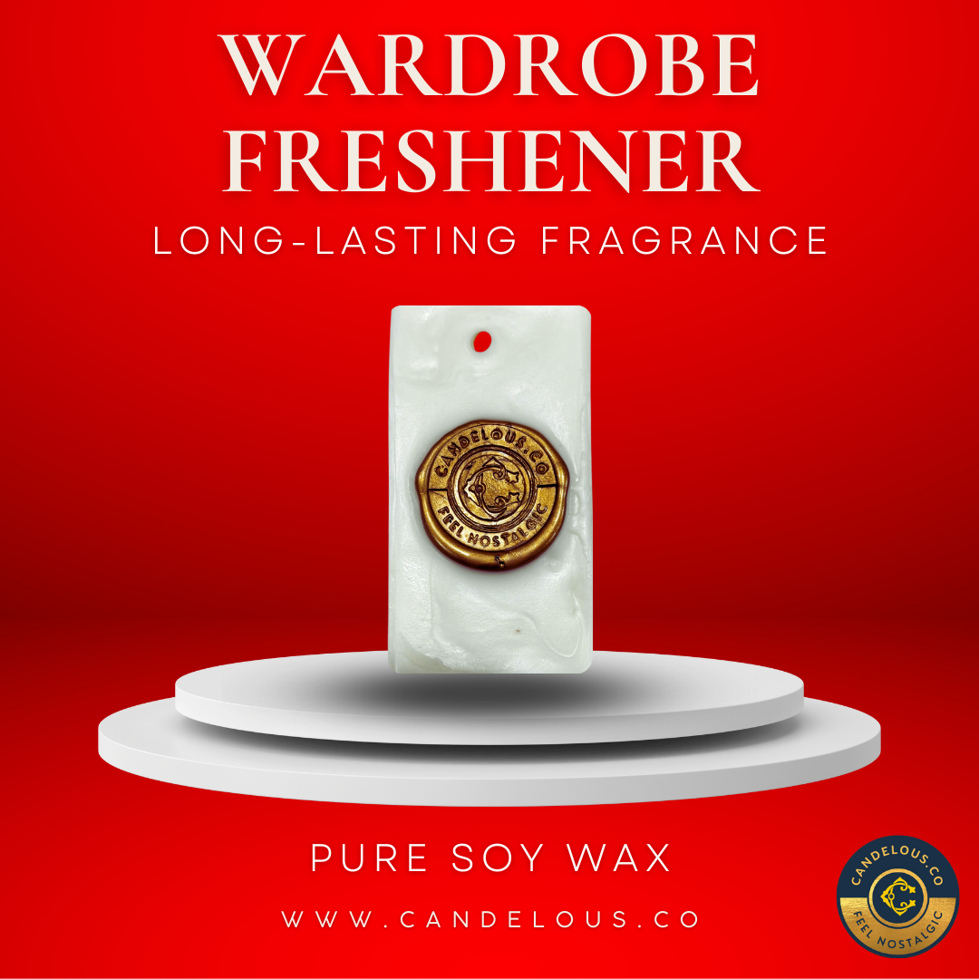 100% Pure Soy Wax Wardrobe Fresheners – Eliminate Musty Odors